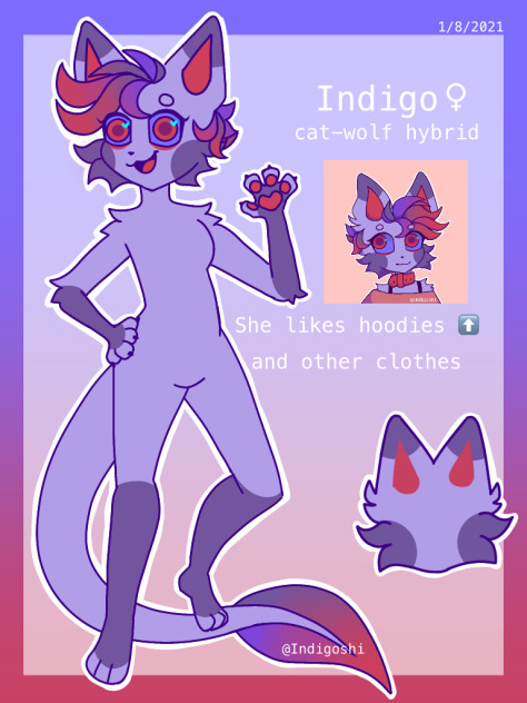 Reference sheet Indigo - ibisPaint