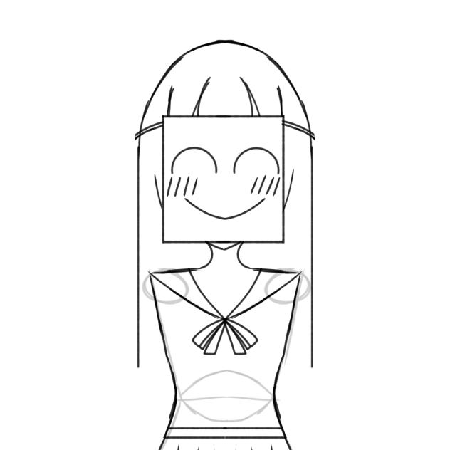 セーラー服が描きたかった