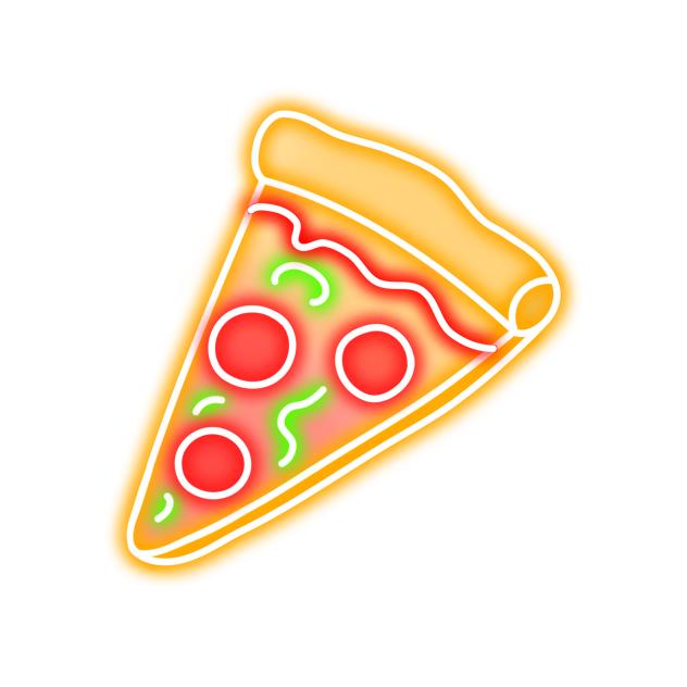 pizza neon icon 2