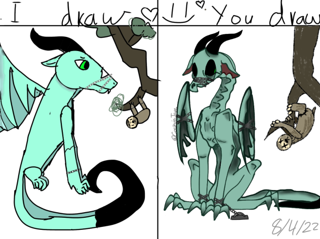 I draw You draw with Oscar Young