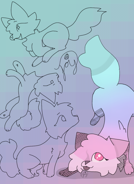 Cat Collab ^^ - ibisPaint
