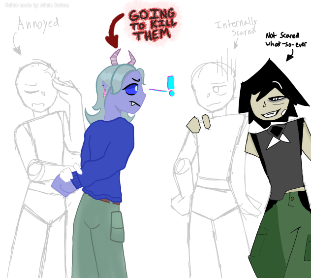 I retried this collab with my new oc