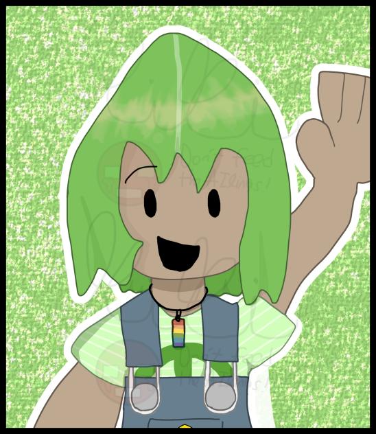🍃 Leafy humanized (my style 😎)🍃