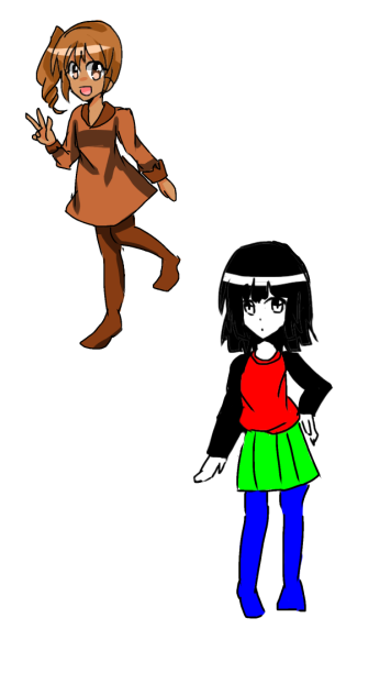 あやかとちえこ