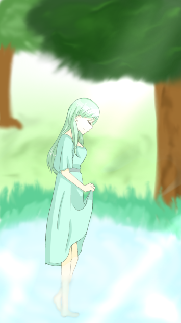 森の中の泉