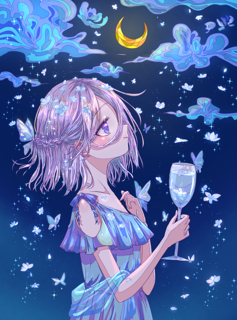 夏に降る雪の花2