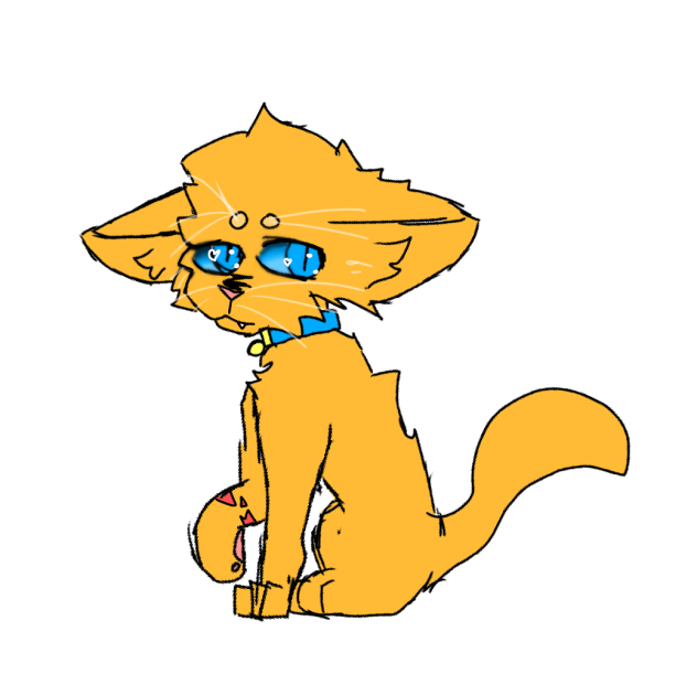 My oc as a kit idk