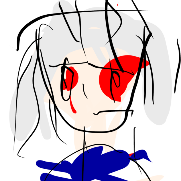 足で代理ちゃん描いてみた
