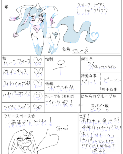 神漫画を発見してしまったのでキャラ募