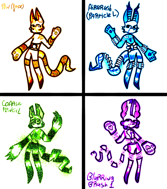 “bromine brush” color test real