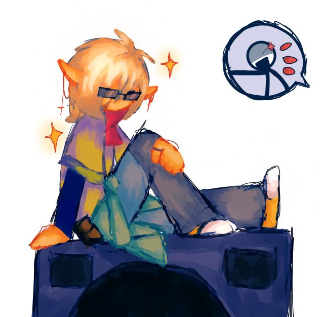 Stole agent's glasses-