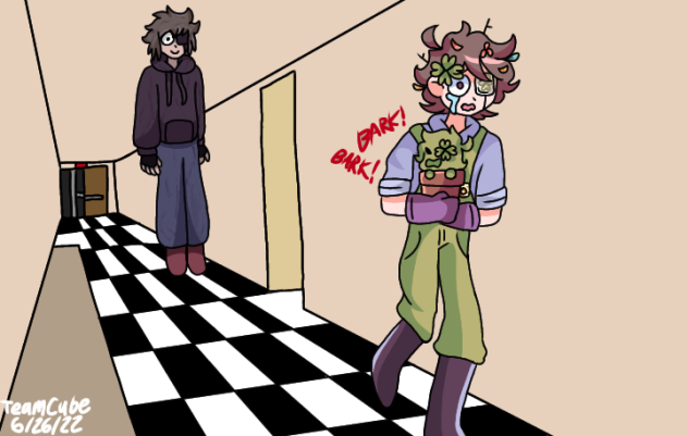 a random Sticky fanart