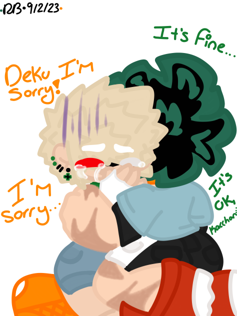 •Katsuki needs a hug•