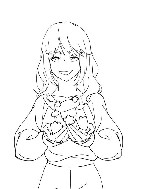 Me & @doodle_soop Selfie 16(Lineart)