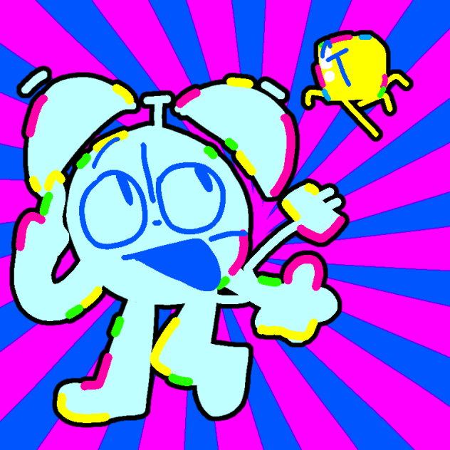 Clock and Tile - ibisPaint