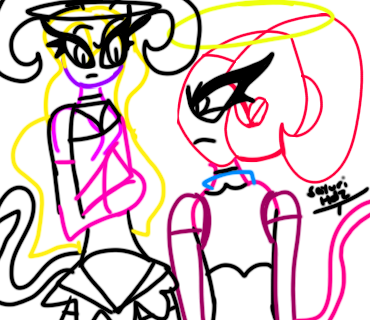 Aurora Y Violeta Discutiendo