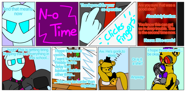 N-o time. p1 FNaF fanmade comic