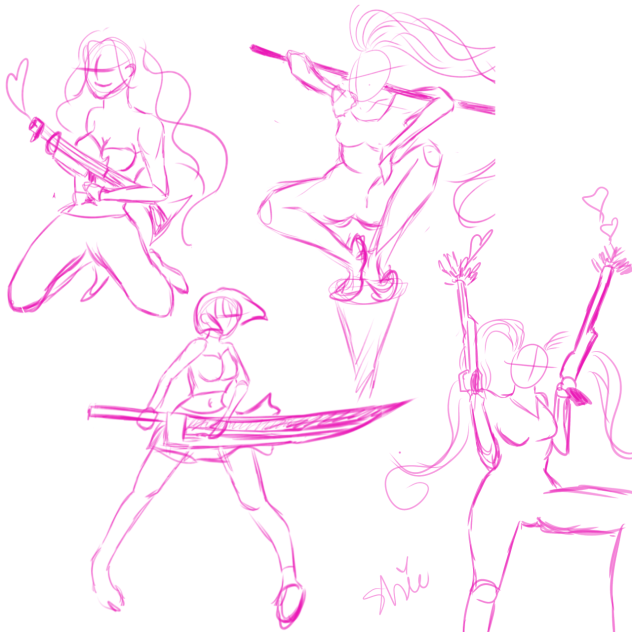 fight girls - ibisPaint