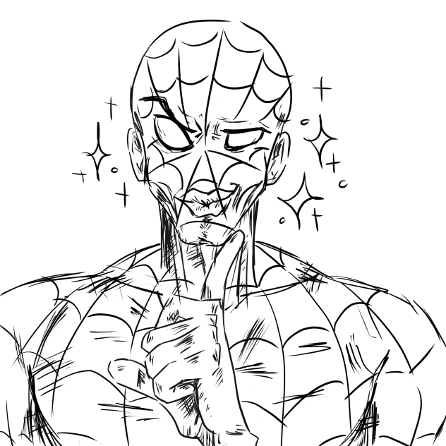 Spiderman Con Mewing