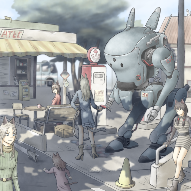 Cat woman 10 (Cat town)