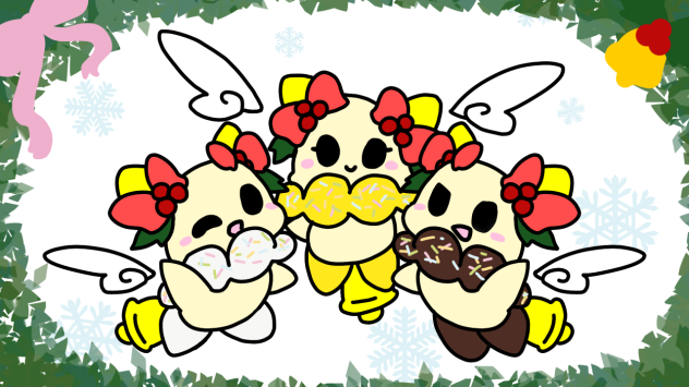 クリスマスのドーナッツ