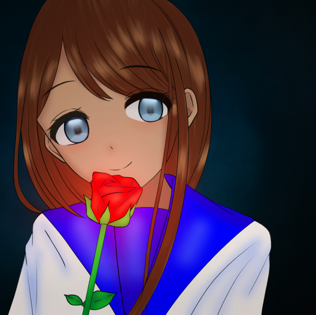Glowing rose