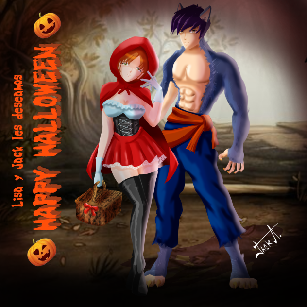 Lisa y Jack Halloween