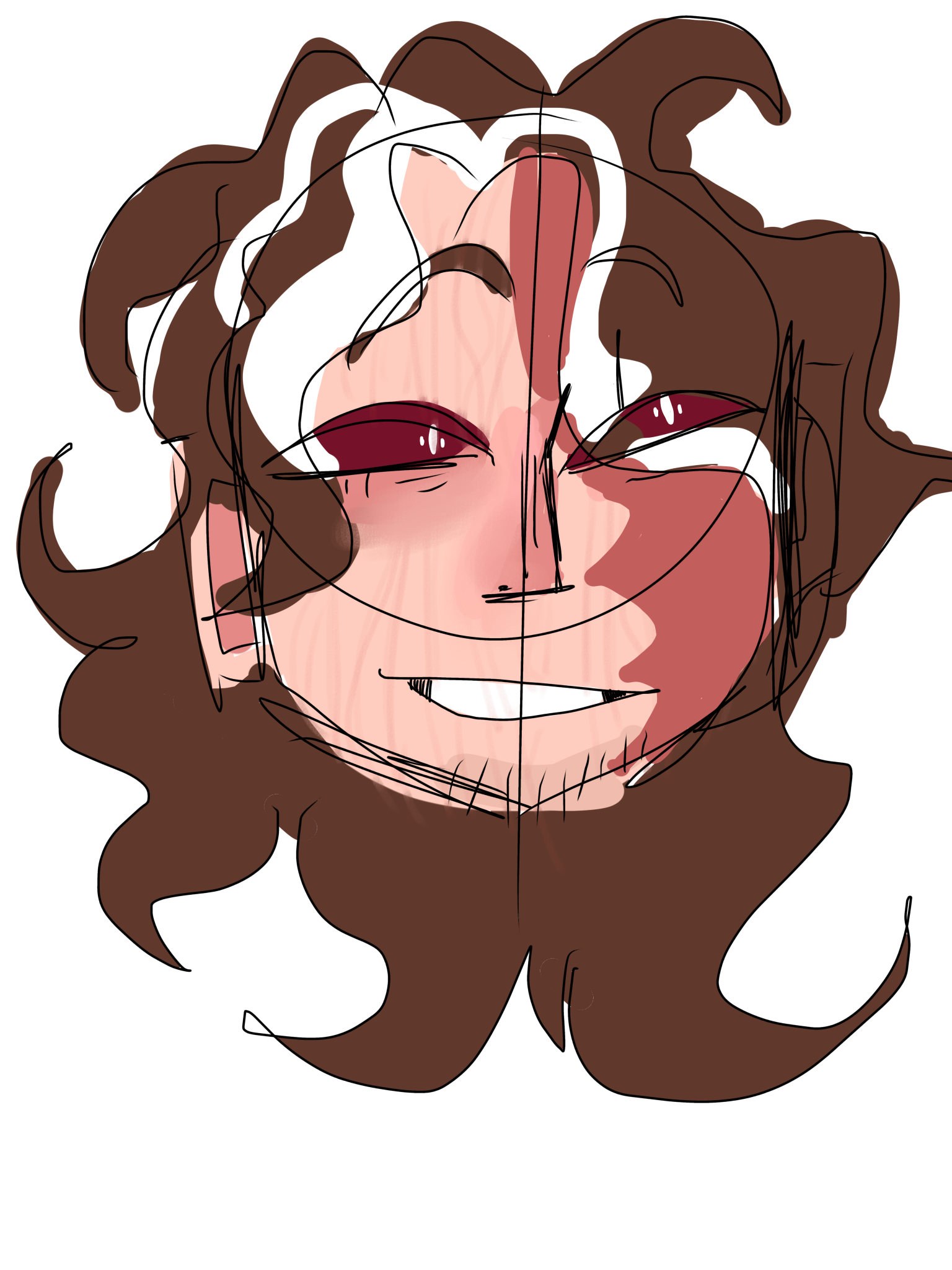 Smug old man - ibisPaint