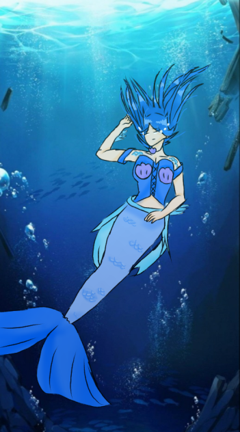 a mermaid die while crying