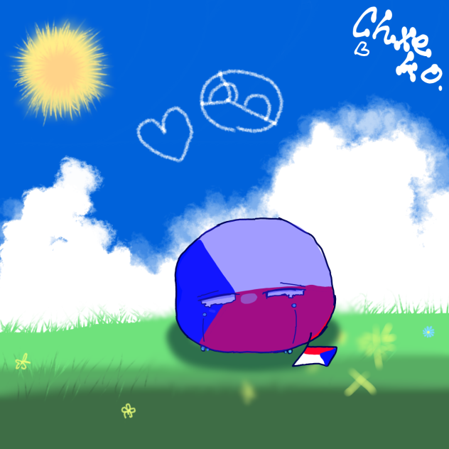 マジ頑張って描いたチェコ
