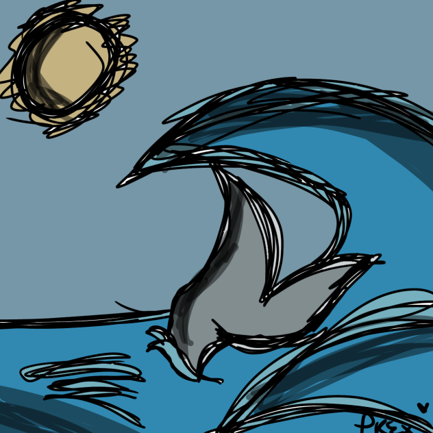 Cartoon Whale (Dark)