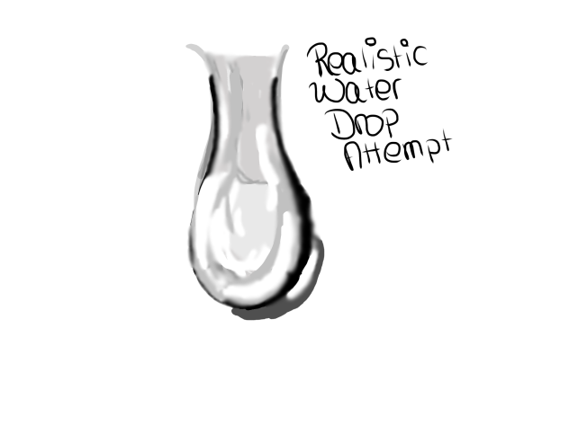 Realistic Water Drop - ibisPaint