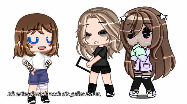 My friends when I  write in German