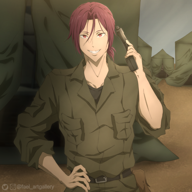 Matsuoka Rin Military illustration