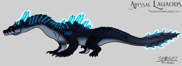 Abyssal Lagiacrus glows