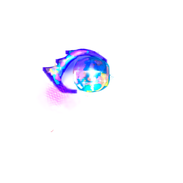 Rainbow cute anime eye hyper-pop♡