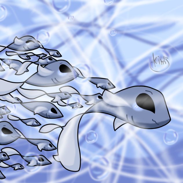 swarm of fishies