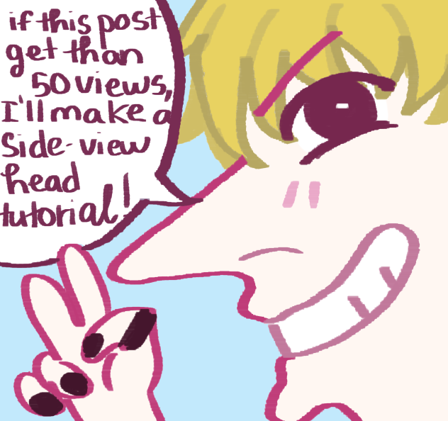 HOW TO DRAW SIDE VIEW❓❓❓