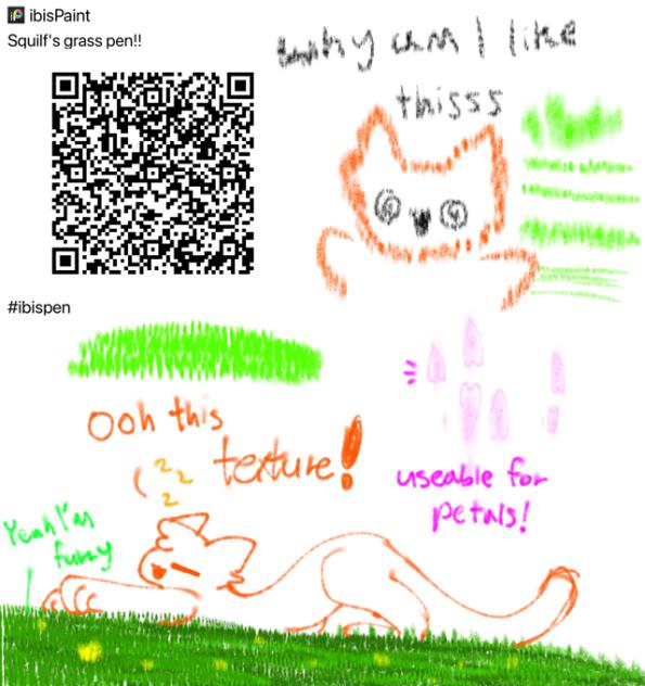Squilf’s grass pen!! - ibisPaint