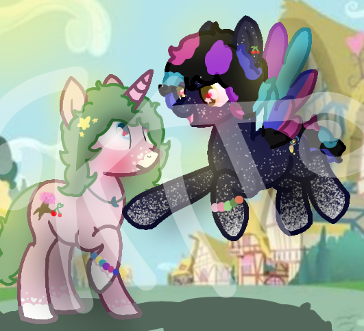 my pony couple - ibisPaint