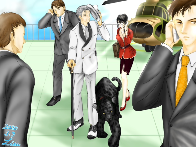 マフィアのボス到着