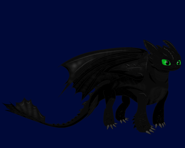 Highly Detailed Toothless. #II