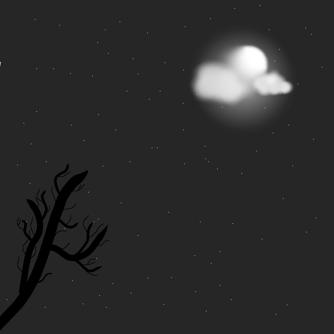 Night sky - ibisPaint