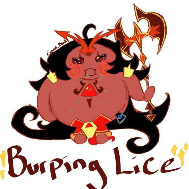 Burping Lice Cookie