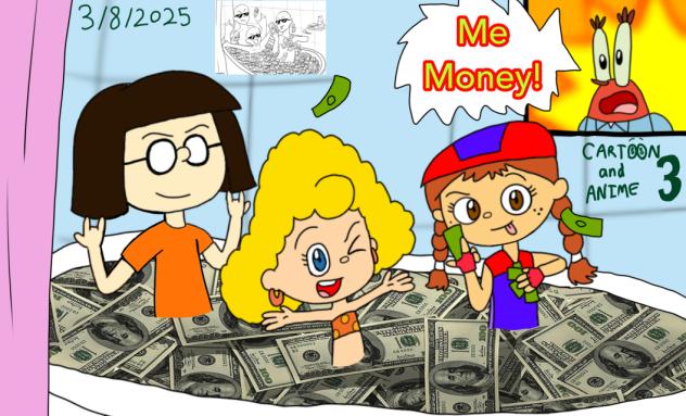 We’re In The Bath Full Of Money