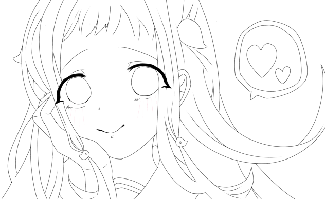 はーなこ君っ！塗り絵