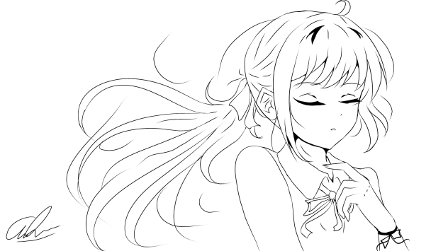 after going lineart