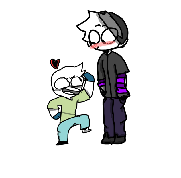 My online daughter made this oc for Mark