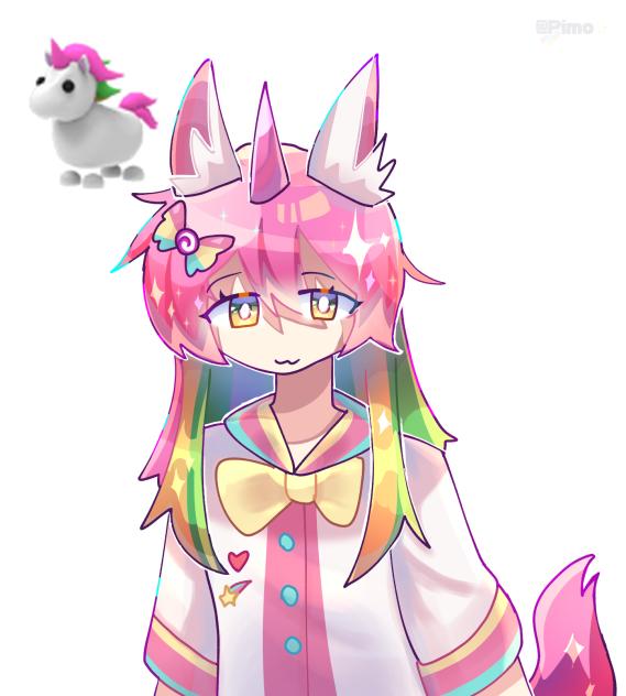Unicorn adopt me girl