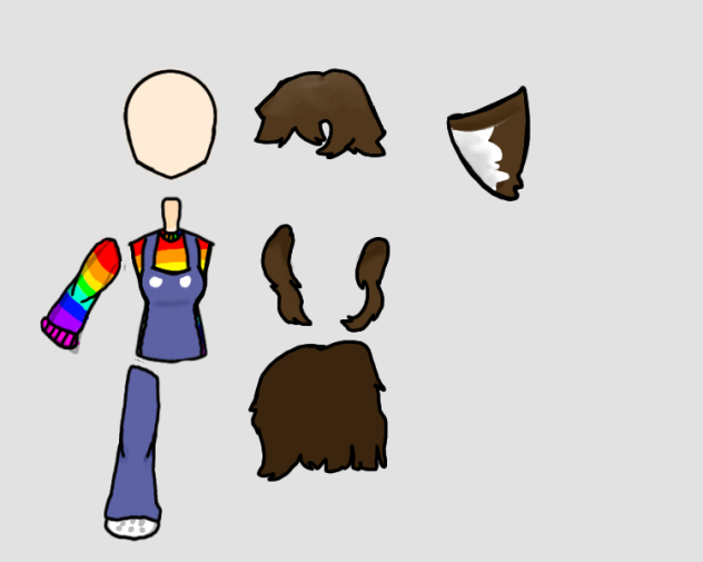 kidcore oc spritesheet